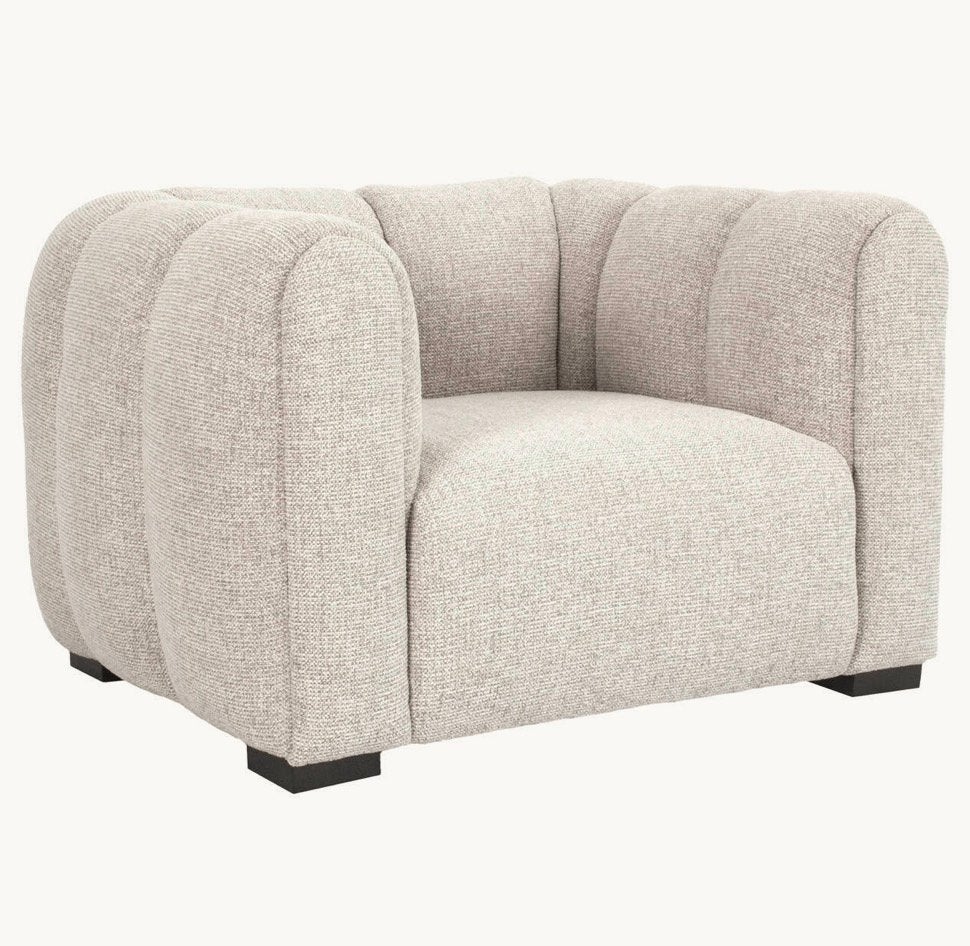 Richmond Interiors Fauteuil Novaro natural fancy 2x, Ophalen, Hout, Minder dan 75 cm, Nieuw