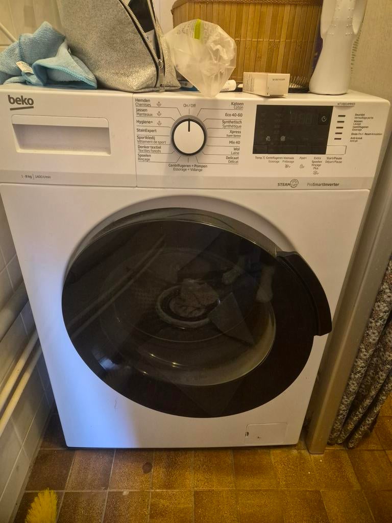 Wasmachine gratis, Ophalen, Gebruikt, 1200 tot 1600 toeren, 85 tot 90 cm