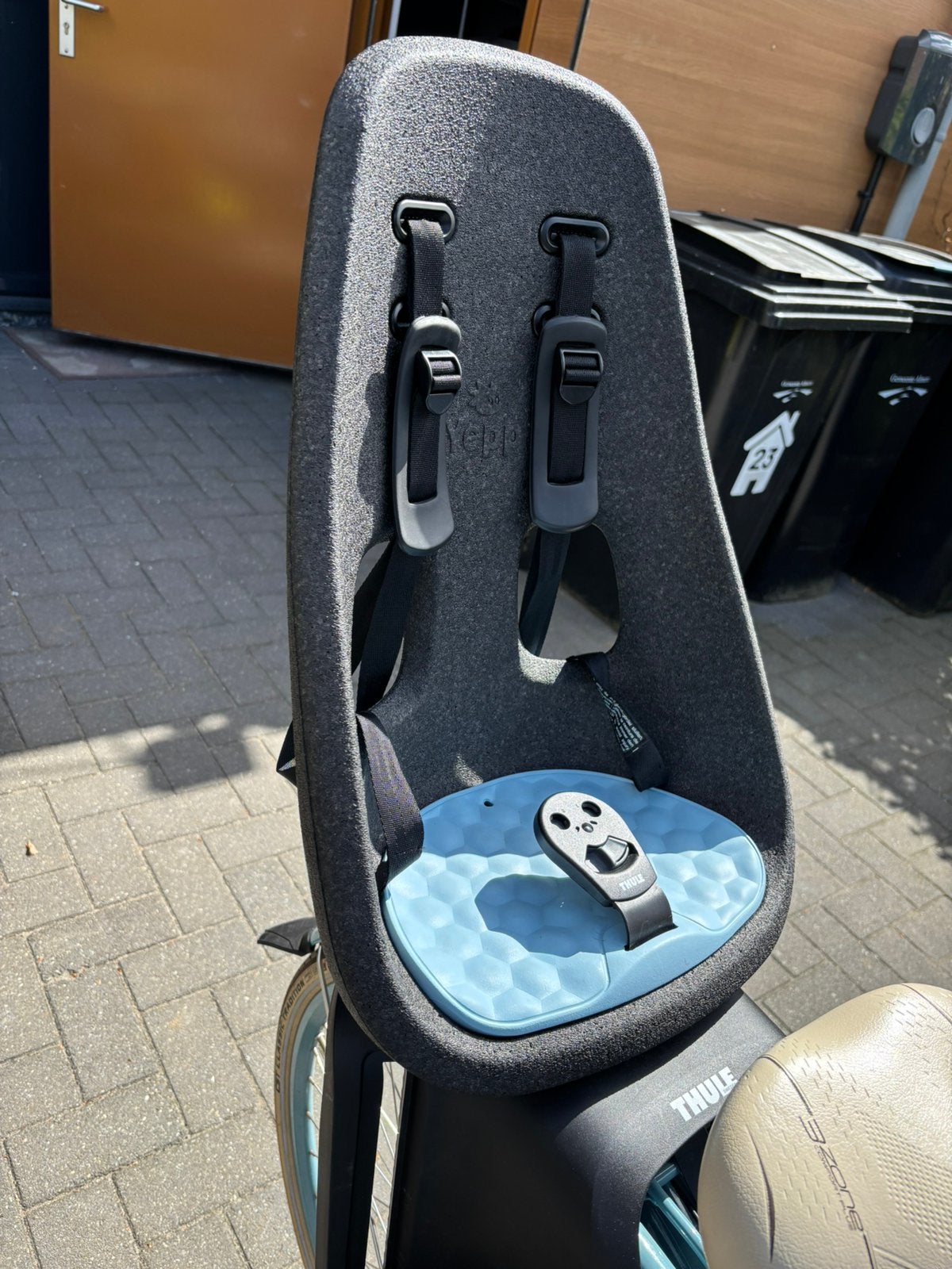 Thule Yepp Nexxt 2 Maxi - Aquamarine blauw zgan, Ophalen, Zo goed als nieuw