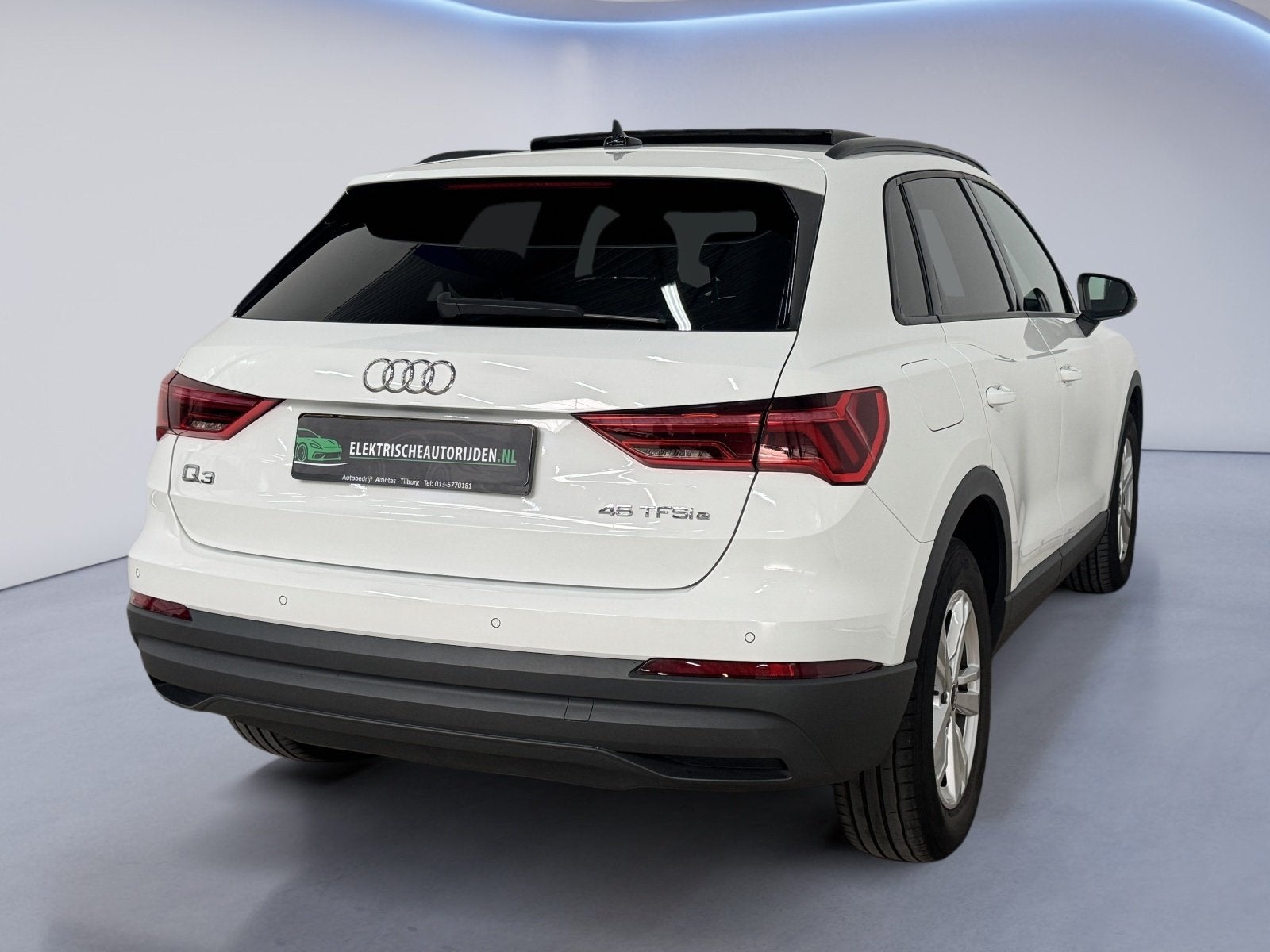 Audi Q3 45 TFSI e Advanced edition|PANO|MEMORY|INRUIL MOGELI, Auto's, Gebruikt, 150 pk, Wit, Hybride Elektrisch/Benzine