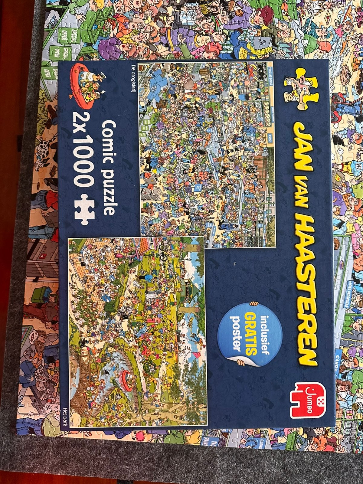 Jan van Haasteren puzzel ., Ophalen, 500 t/m 1500 stukjes, Zo goed als nieuw