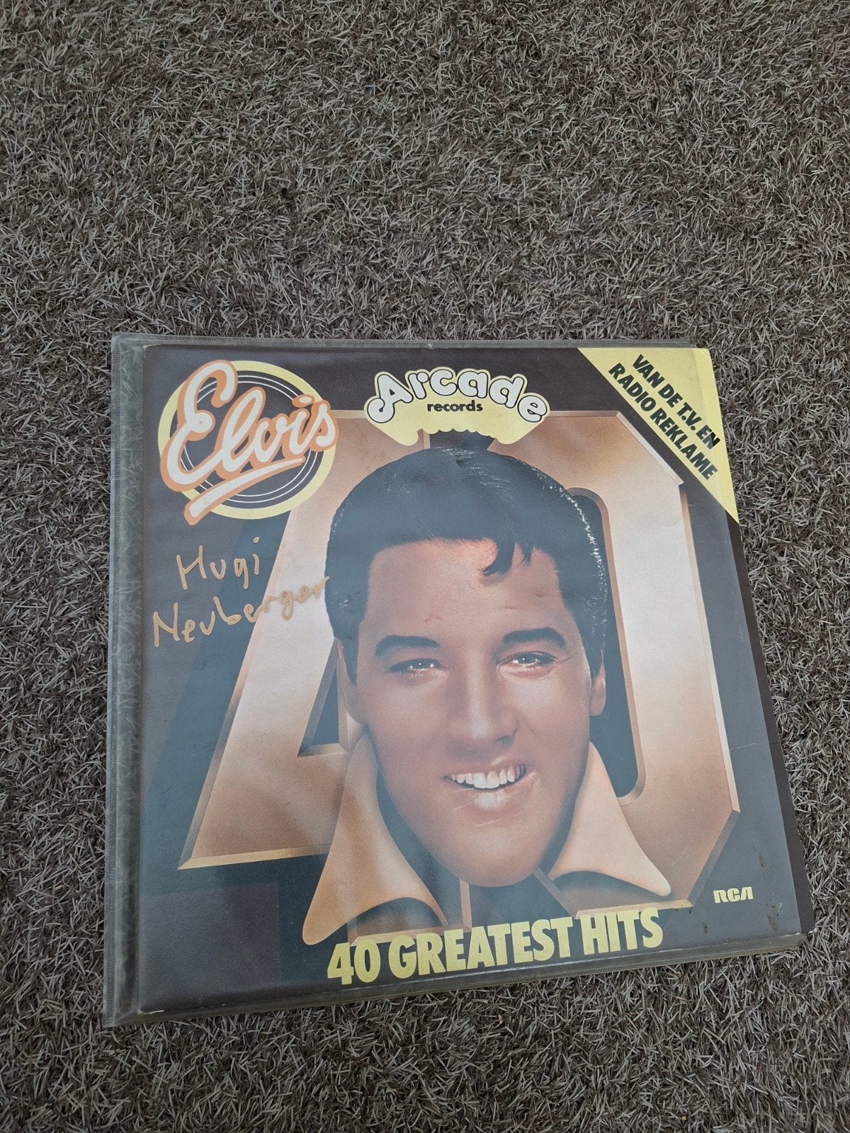 Elvis Presley - 40 Greatest Hits Vinyl LP (Arcade Records), Cd's en Dvd's, Gebruikt, Complilatie, Ophalen of Verzenden, 12 inch