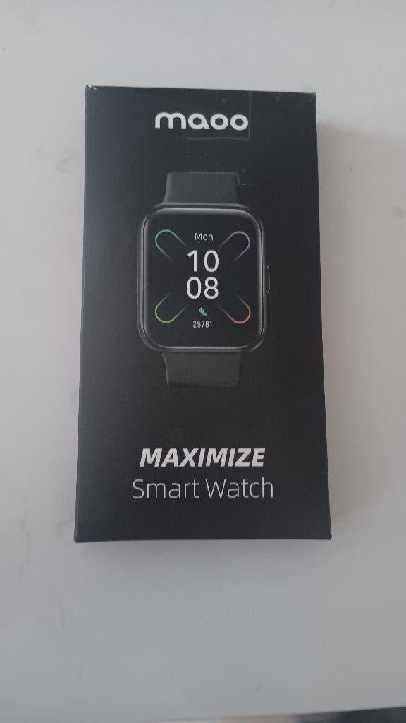 Maoo Maximize Smart Watch Nieuw!, Zwart, Nieuw, Ophalen of Verzenden, Android