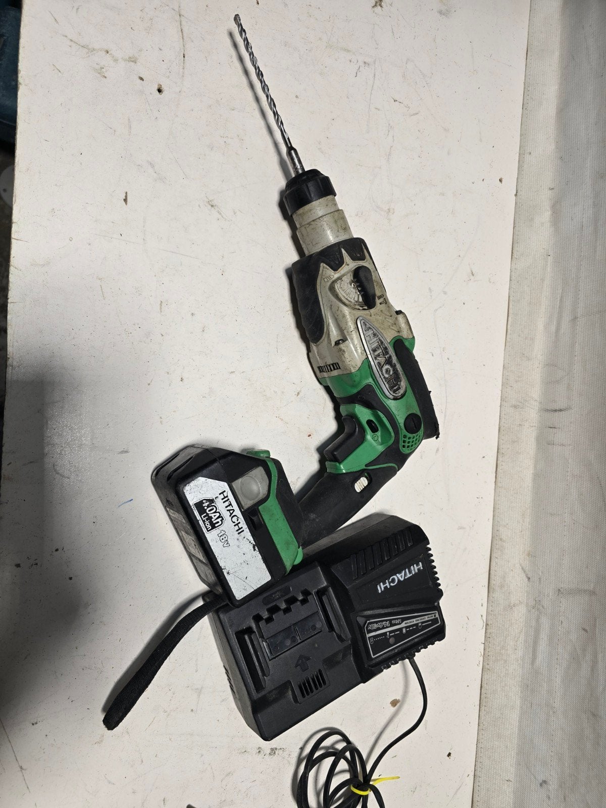 Hitachi accu klopboormachine SDS-plus 18V set, Ophalen of Verzenden, Hitachi, N.v.t, N.v.t