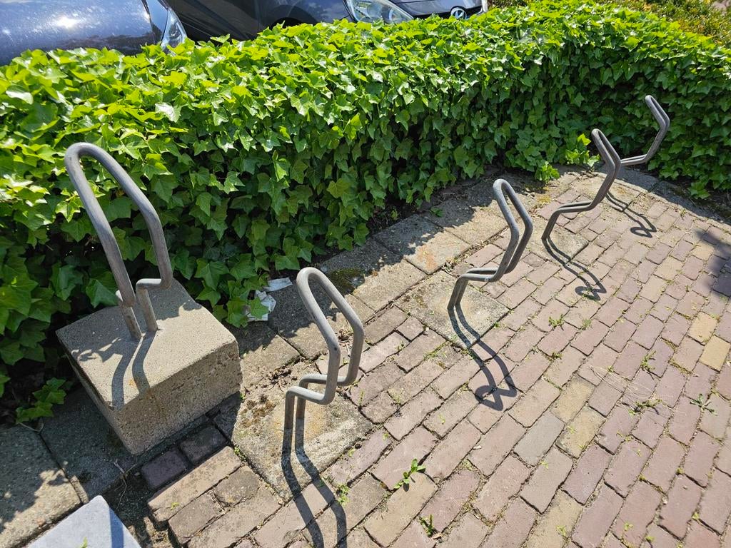 Fiets rek 5x, Ophalen