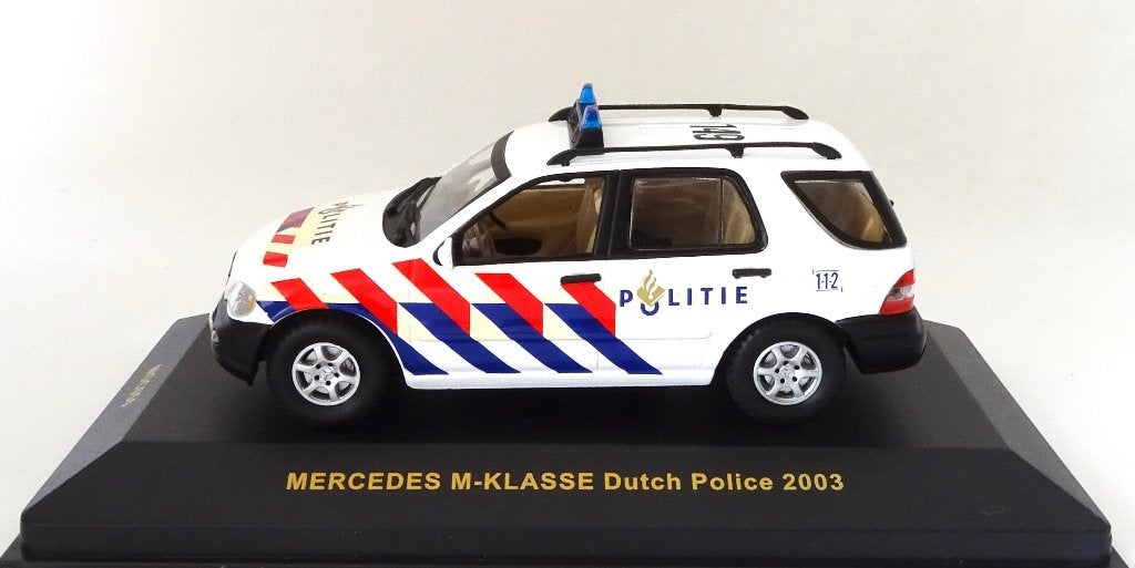 Ixo Mercedes M klasse Nederlandse Politie 2003, Hobby en Vrije tijd, Ophalen of Verzenden, Gebruikt, Auto, Overige merken