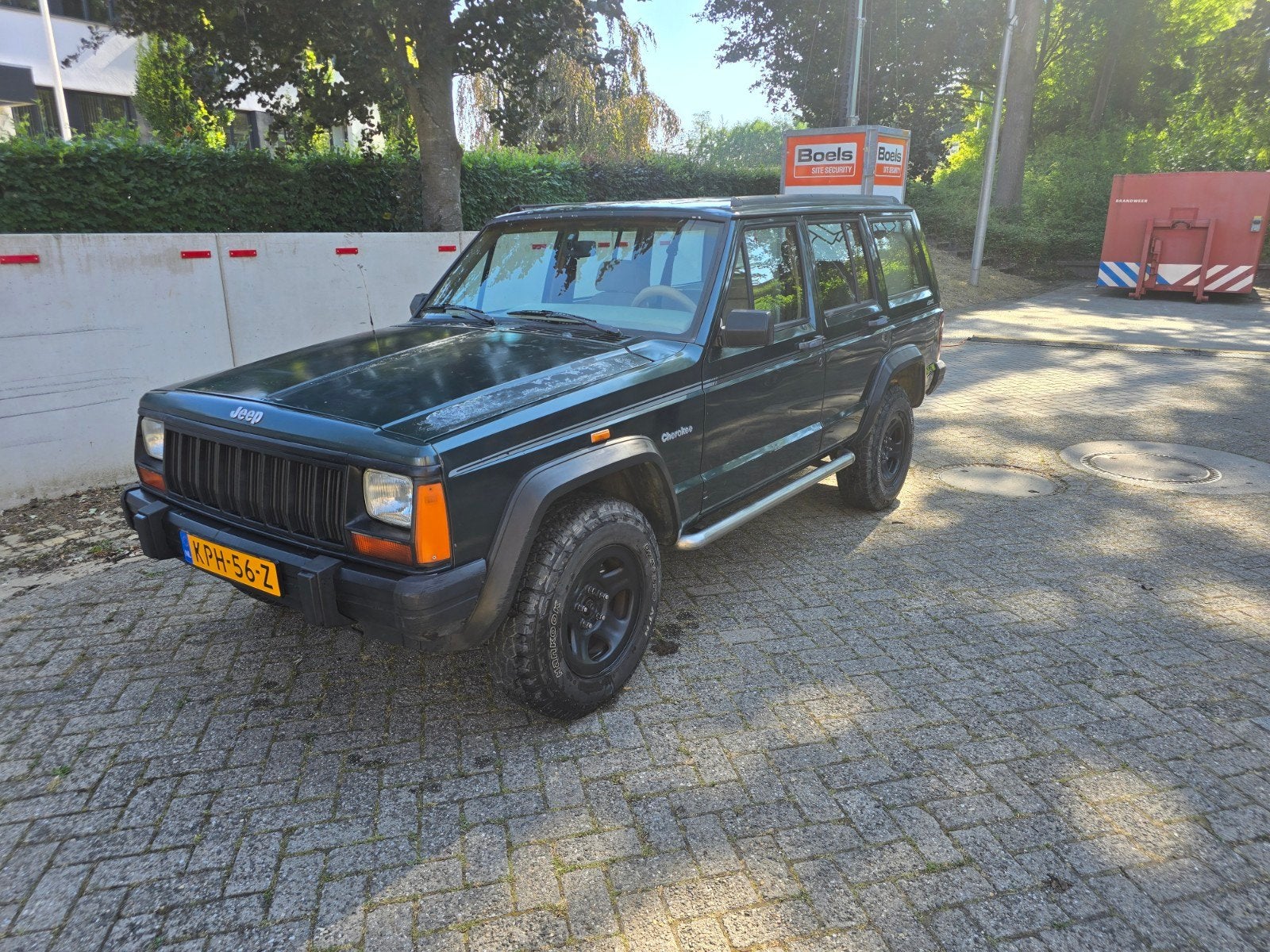 Jeep cherokee xj 2.5i, Auto's, Jeep, Bedrijf, Benzine, Stationwagon, Geïmporteerd, Groen, Ophalen