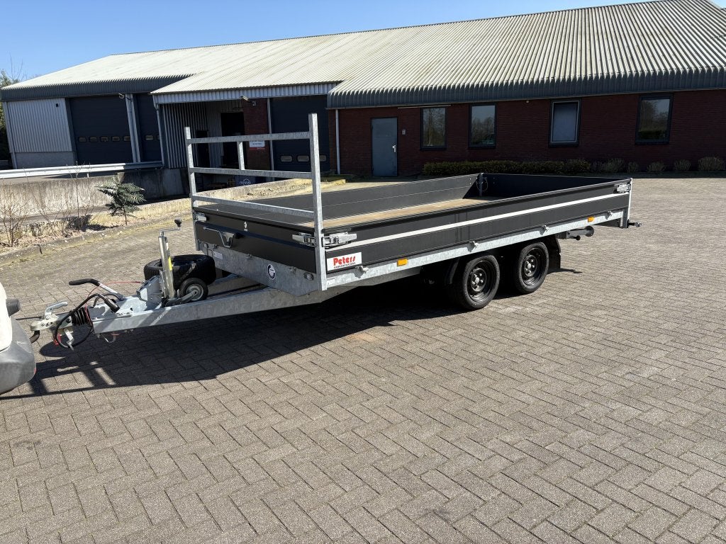 DEMO Hapert Plateauwagen 405x200 cm 3500 kg Parabool vering, Gebruikt
