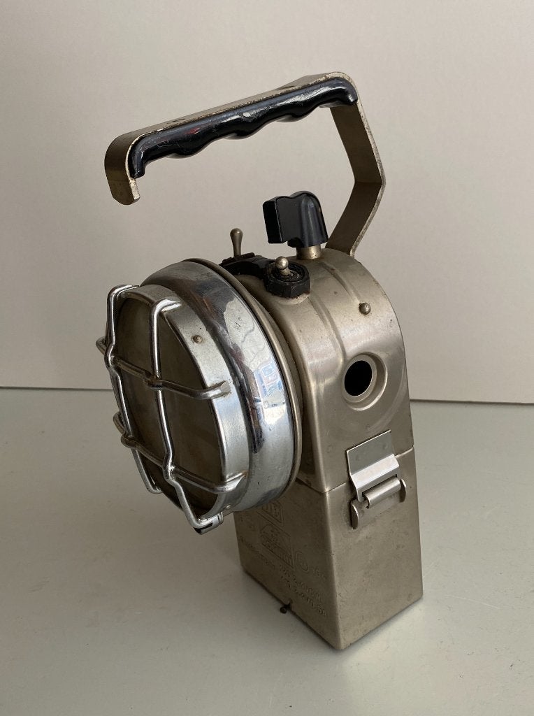 VINTAGE SIGNAALLAMP INDUSTRIELE UITSTRALING, Ophalen of Verzenden