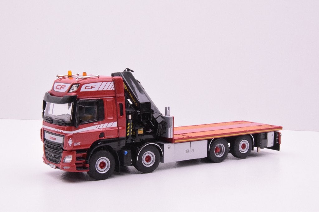 DAF CF spacecab flatbed met alfinger kraan  '' WSI '', Ophalen of Verzenden, Nieuw, Bus of Vrachtwagen, Wsi