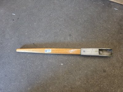 Helmstok met beslag l: 70 cm, Niet ingevuld, Gebruikt, Niet ingevuld, Niet ingevuld