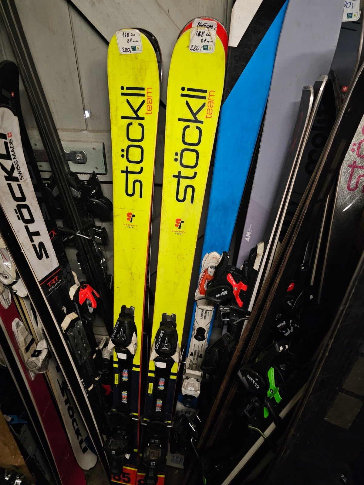 168cm STOCKLI STOMRIDER TEAM 85 ALL MOUNTAIN, Overige merken, 160 tot 180 cm, Stockli, Ophalen of Verzenden