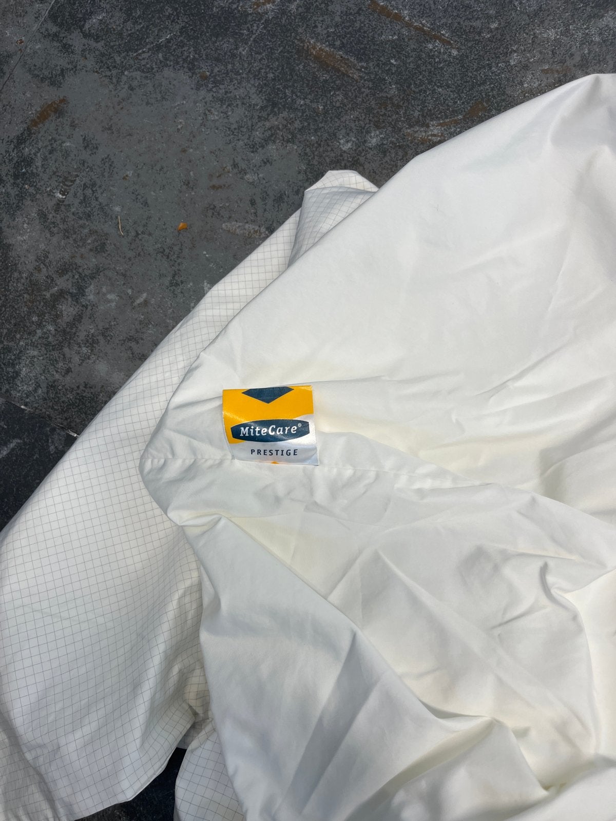 MiteCare Matrasbeschermer, dekbedovertrek - Anti-allergisch, Gebruikt, Eenpersoons, Wit, Dekbedovertrek