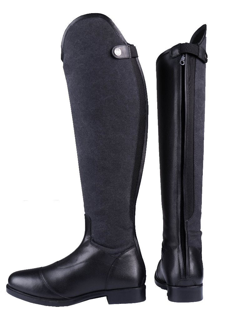 Zwarte Horka Denim laarzen denim/leer maat 39N, Dieren en Toebehoren, Ritssluiting, Nieuw, Ophalen of Verzenden, Zwart