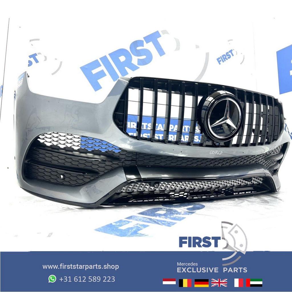W167 V167 C167 GLE 53 AMG VOORBUMPER GRIJS COMPLEET originee, Gebruikt, -, Voor, Ophalen of Verzenden