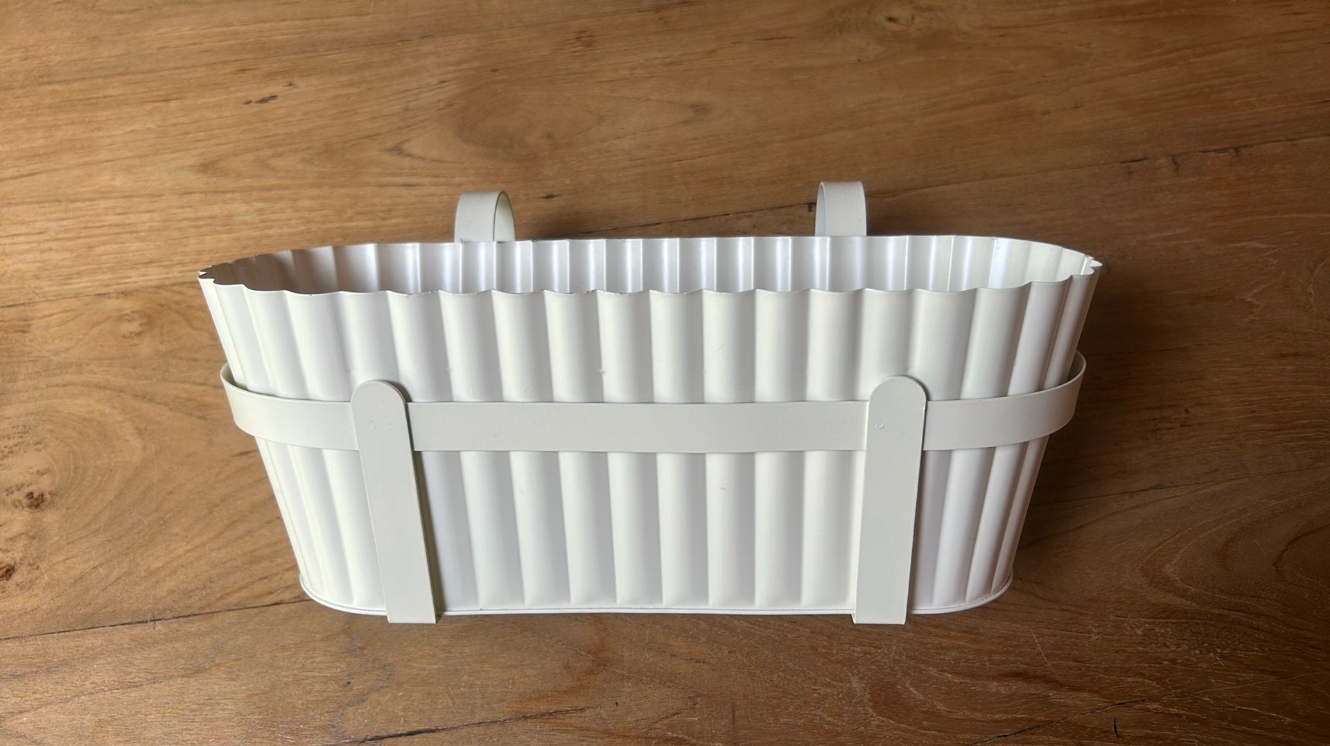 Plantenbak voor aan de schutting of balkon nieuw, Tuin en Terras, Kunststof, Minder dan 30 cm, Balkon, Rond