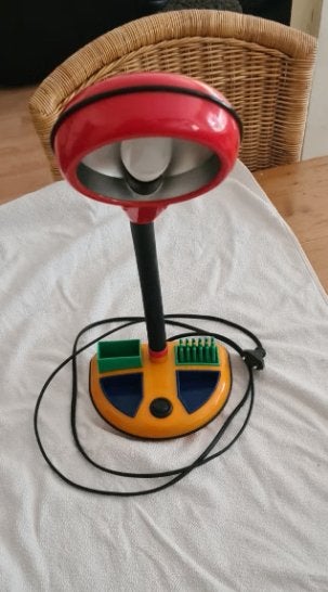 Vintage Bureaulamp Rabbit Tanaka Corp Ltd. 80s/90s, Huis en Inrichting, Blauw, Ophalen of Verzenden, Bureaulamp, Vintage