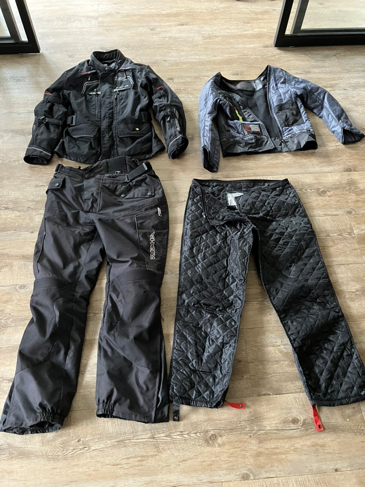 Compleet Richa textiele motorpak, inclusief laarzen maat 43, Ophalen, Tweedehands, Heren, Combipak