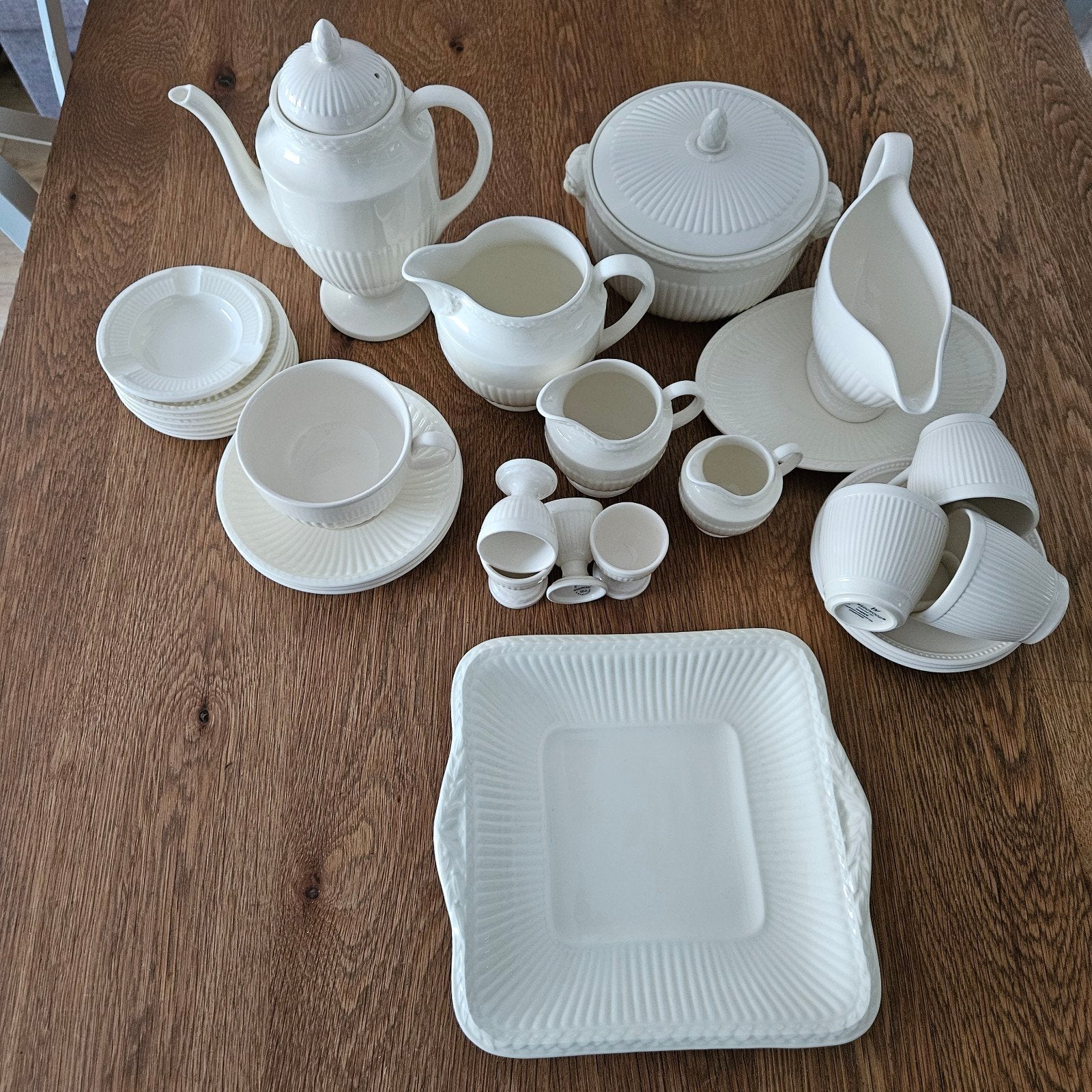 Uitgebreid Wedgwood Edme servies - Vintage, Ophalen, Gebruikt, Aardewerk, Overige typen