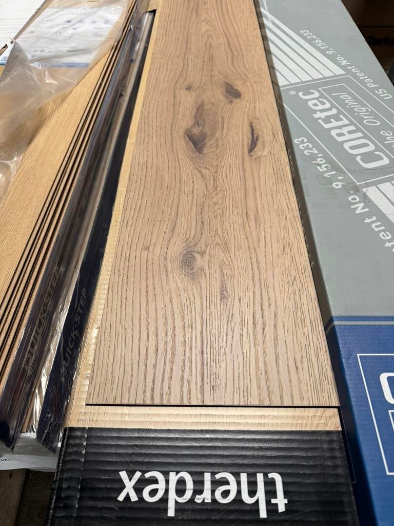 6.96 mtr/2 THERDEX  AUTHENTIC PLAK PVC KL- 15062, Ophalen, Nieuw, Bruin, Overige typen
