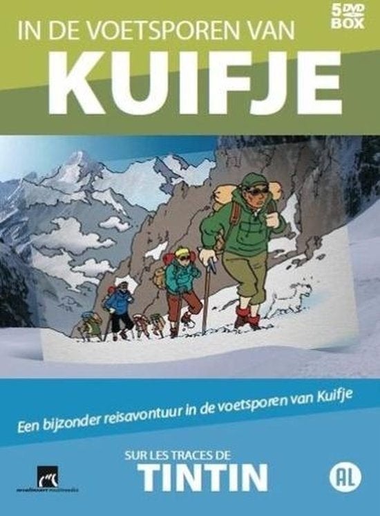 5 DVD BOX In De Voetsporen Van Kuifje, Cd's en Dvd's, Dvd's | Tekenfilms en Animatie, Alle leeftijden, Ophalen, Zo goed als nieuw