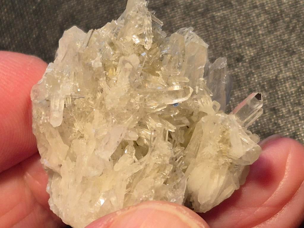 Cluster kwartskristallen uit Oostenrijk, Ophalen of Verzenden