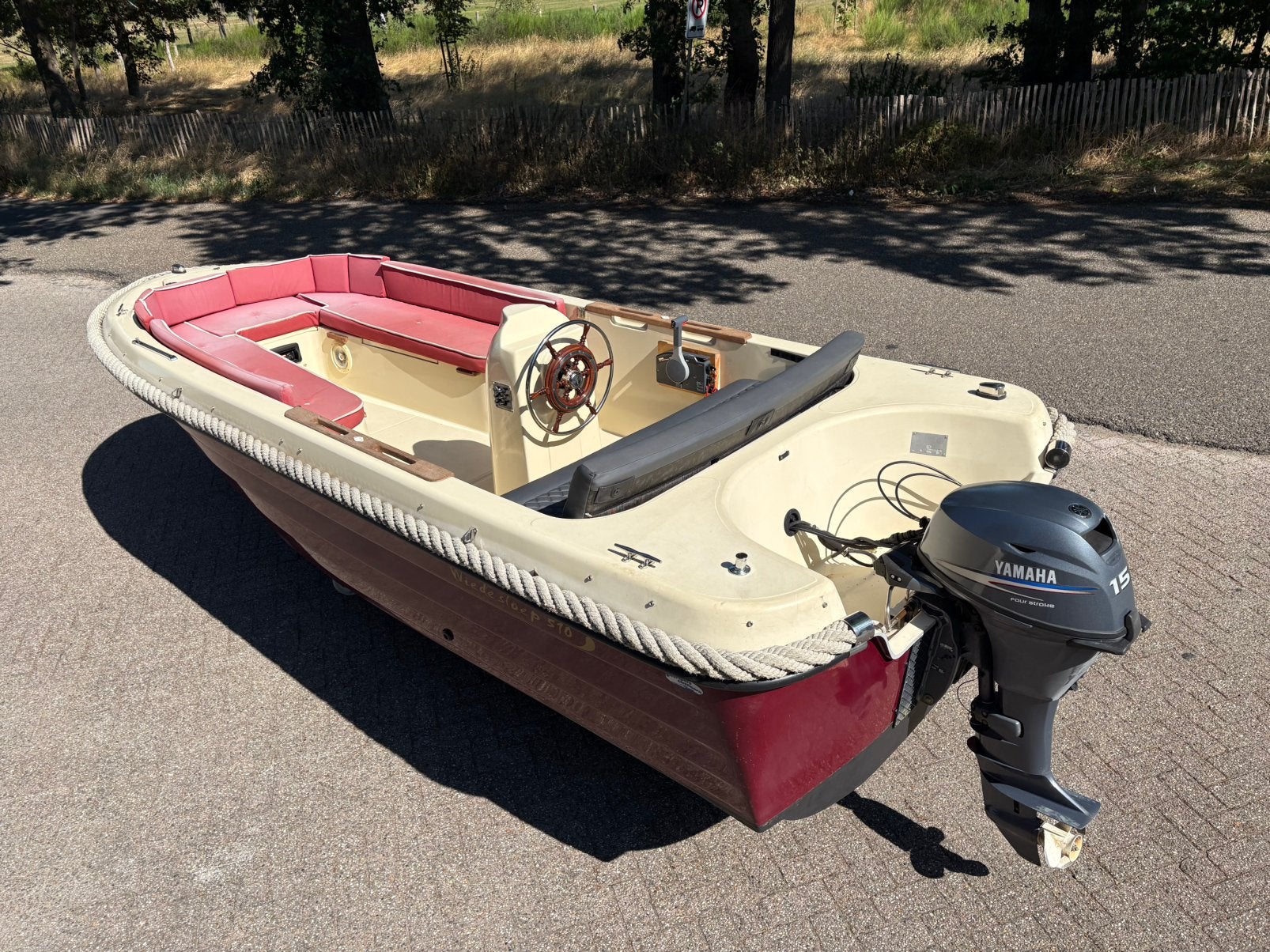 Prachtige Wiedesloep 510 incl Yamaha 15 pk vaarklaar!, Tender, Gebruikt, 1.80 meter, Overige merken