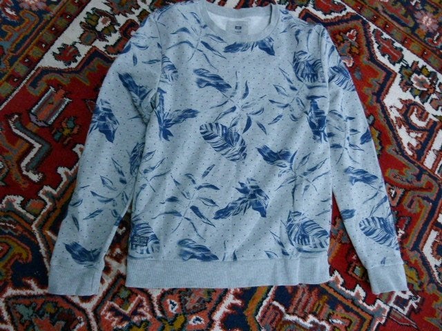 Sweater trui WE grijs blauw maat M, Kleding | Heren, Truien en Vesten, Overige kleuren, WE, Maat 48/50 (M), Ophalen of Verzenden