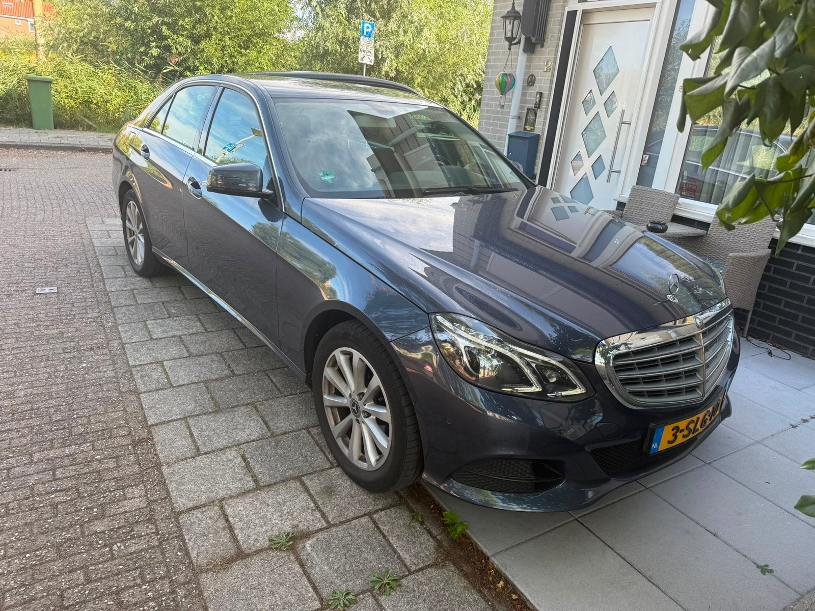 Mercedes-Benz E-Klasse E200 2.0 135KW Aut7 2013 Blauw, Achterwielaandrijving, 4 cilinders, Blauw, Origineel Nederlands