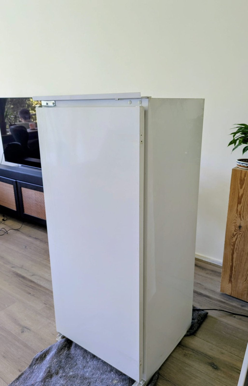 IKEA / Whirlpool inbouwkoelkast met vriesvak – 202 liter, Ophalen, Gebruikt, 120 tot 140 cm, 200 liter of meer