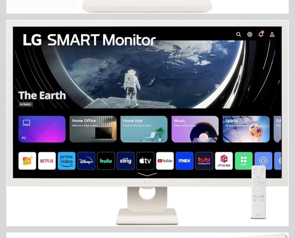 LG smart monitor 32 inch, Computers en Software, Monitoren, HDMI, Full HD, Zo goed als nieuw, Ingebouwde speakers