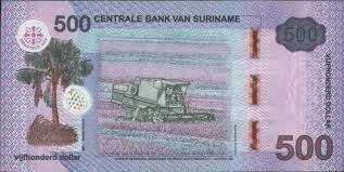 1760 SRD Surinaamse dollars biljetten 500, 50, 20, 10 5, Ophalen of Verzenden, Zuid-Amerika, Los biljet