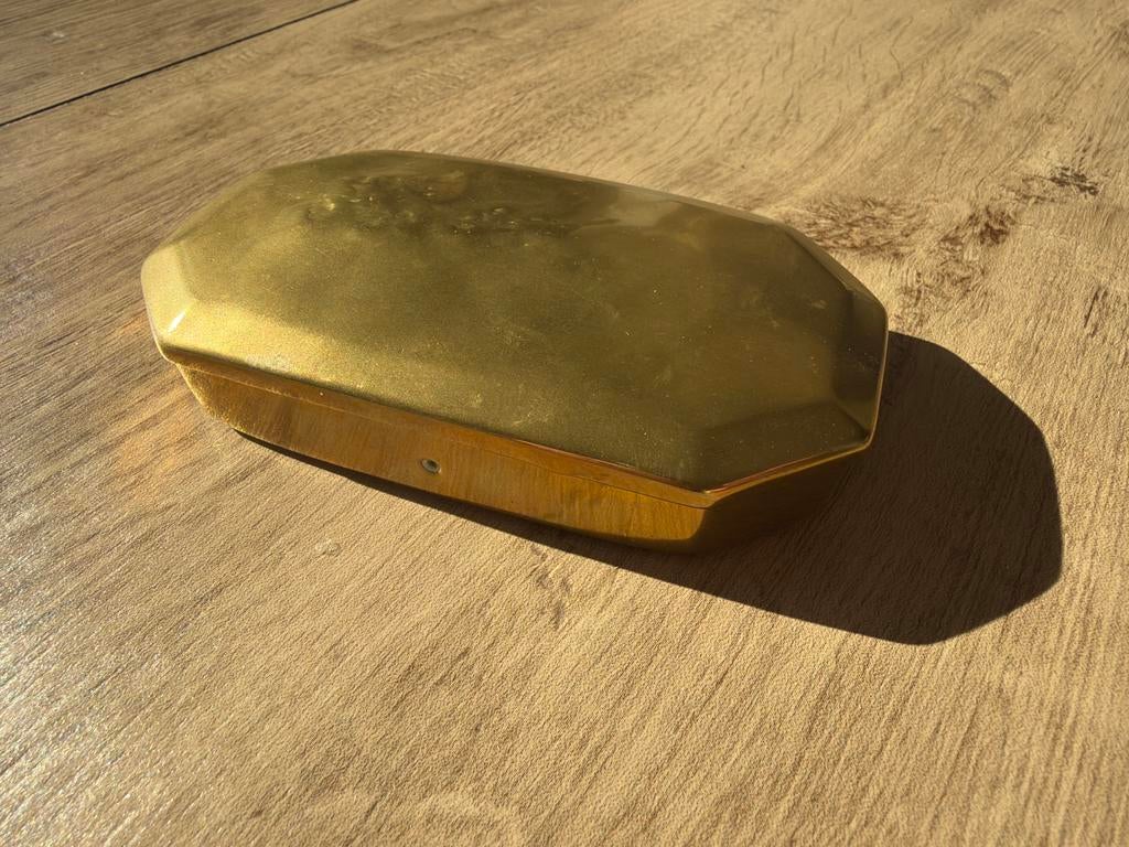 Vintage Messing Doosje - Decoratief en Functioneel, Antiek en Kunst, Ophalen of Verzenden