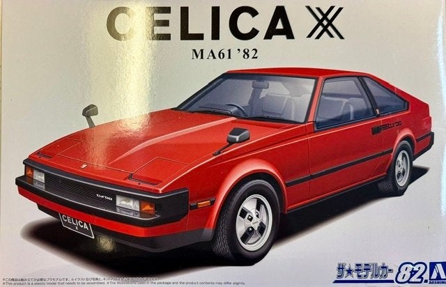 Coelianmodels, Aoshima 05850, Toyota Celica, 1/24, € 32,99, Hobby en Vrije tijd, Overige merken, Auto, Groter dan 1:32, Nieuw