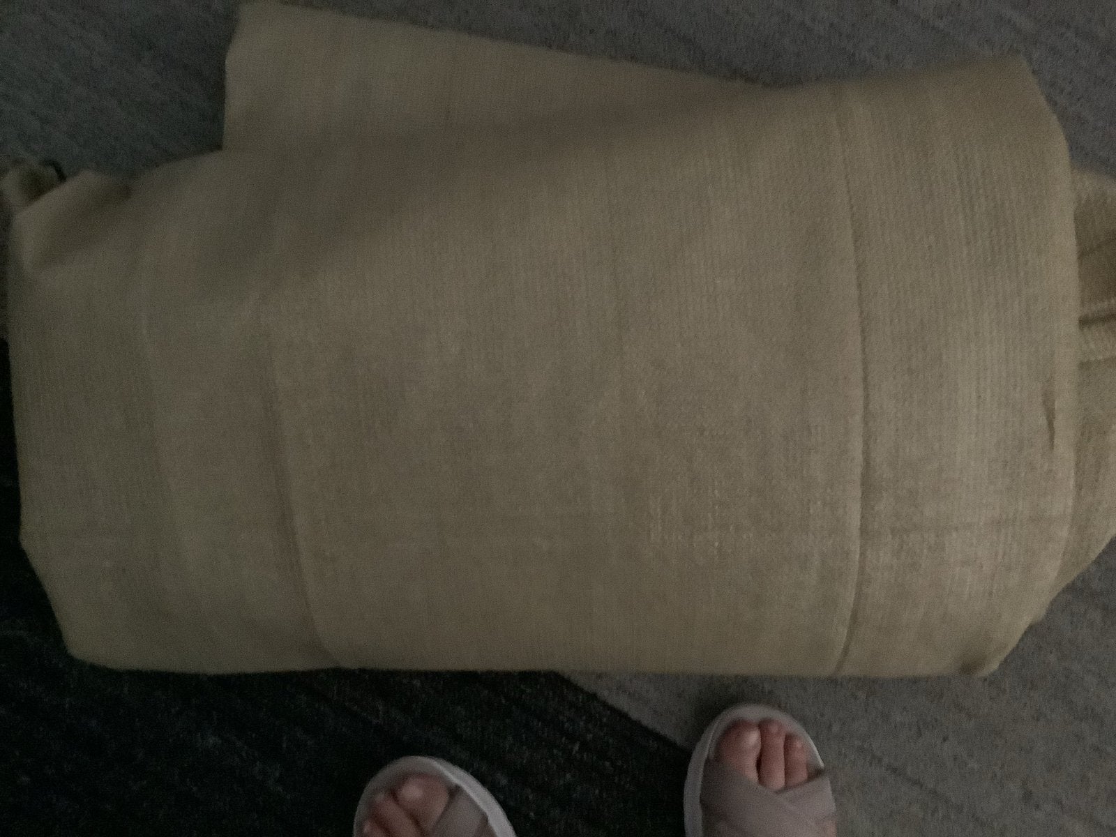 Schaduwdoek Tectake Beige 4 x 6 meter - Nieuw in doos, Ophalen of Verzenden, Nieuw