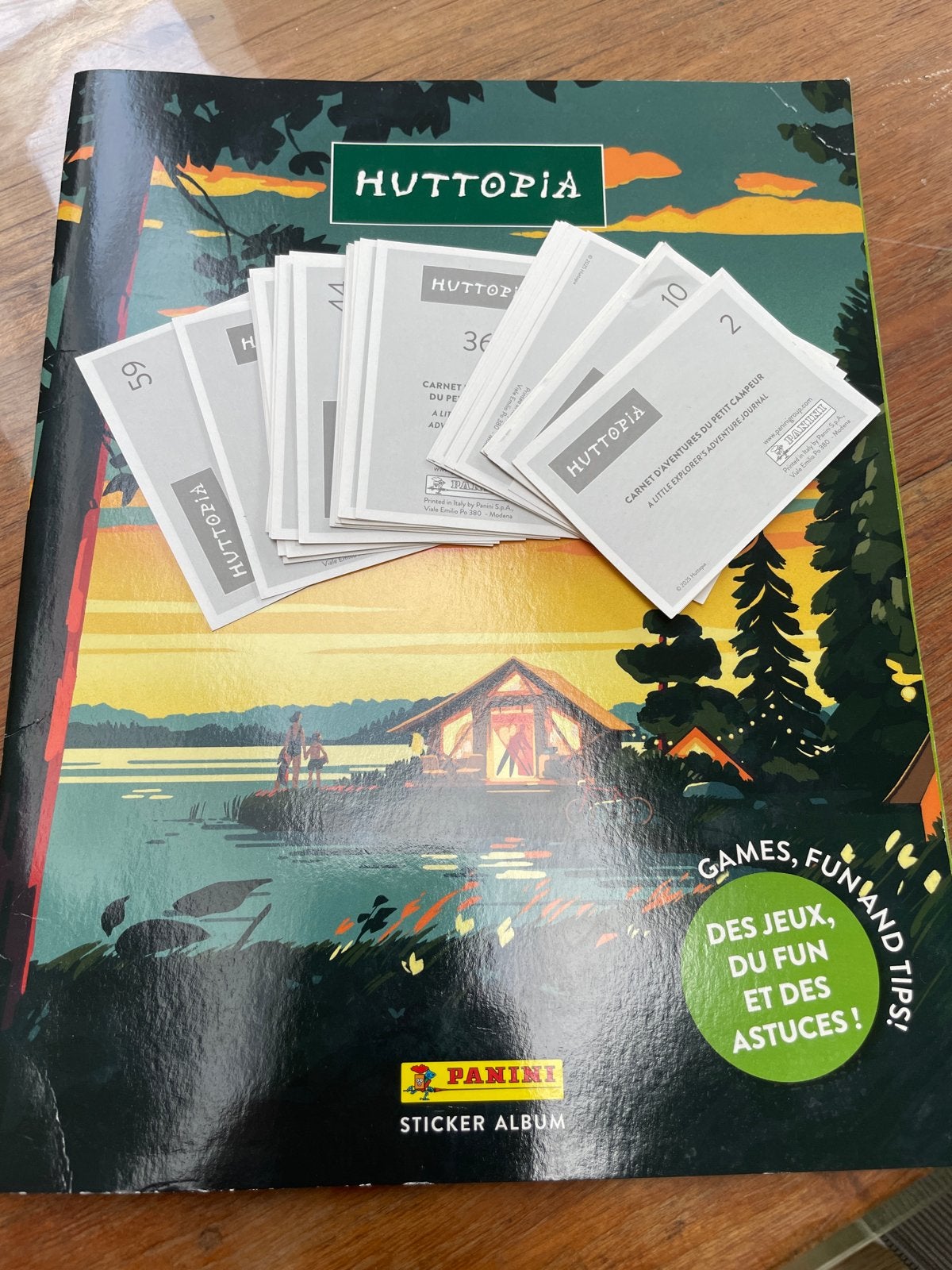 Panini Huttoptia stickers ruilen, Ophalen of Verzenden, Nieuw, Overige typen