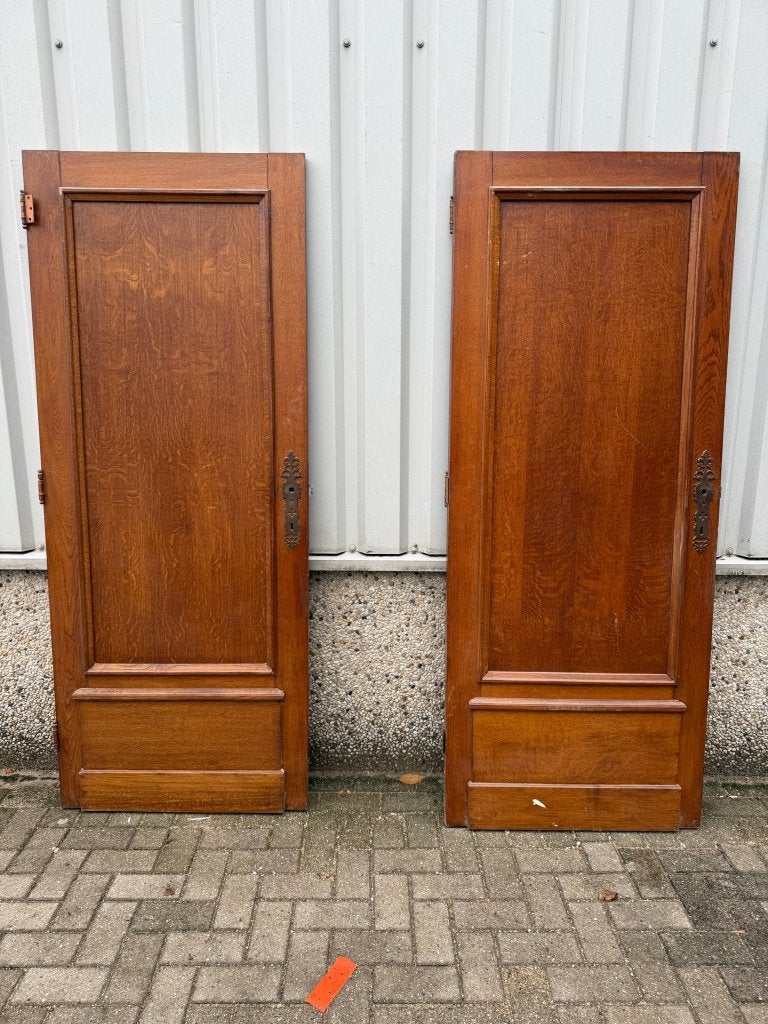 @ zeer fraaie antieke massief eiken binnendeuren  80x 202, La belle porte, Jurgen.hoogenboezem@gmail.com, 80 tot 100 cm, Binnendeur