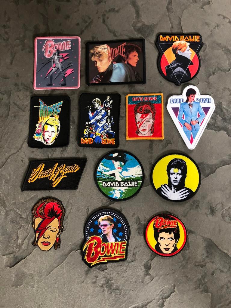 David bowie patches per stuk, Ophalen of Verzenden, Nieuw, Gebruiksvoorwerp