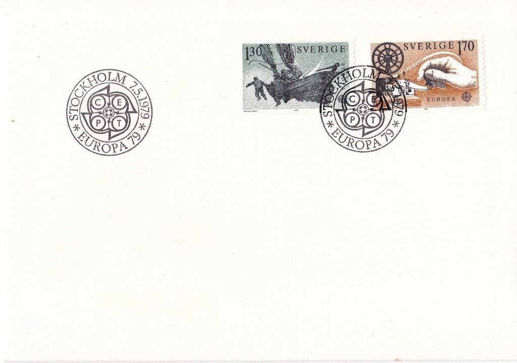 Europa/CEPT - FDC – 1979 – Zweden, Postzegels en Munten, Ophalen of Verzenden, Onbeschreven, Europa