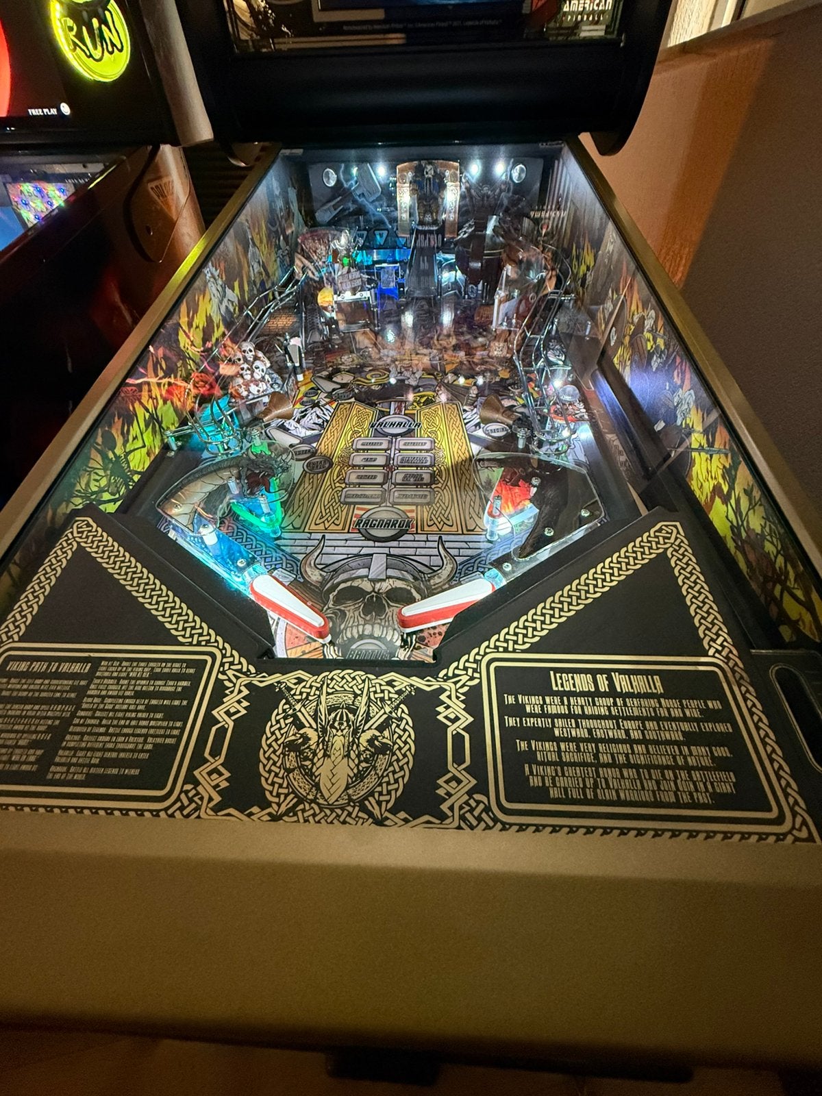 Legends of Valhalla Limited Flipperkast, Verzamelen, Automaten | Flipperkasten, Ophalen, Zo goed als nieuw, Flipperkast, Overige merken