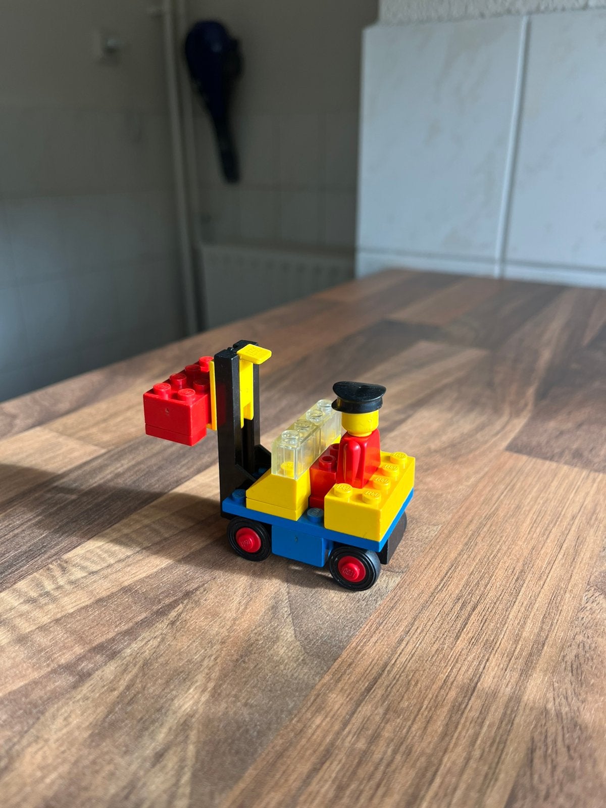LEGO 425 Fork Lift – Vintage 1976 – Oude LEGO, Gebruikt, Lego, Ophalen of Verzenden, Compleet