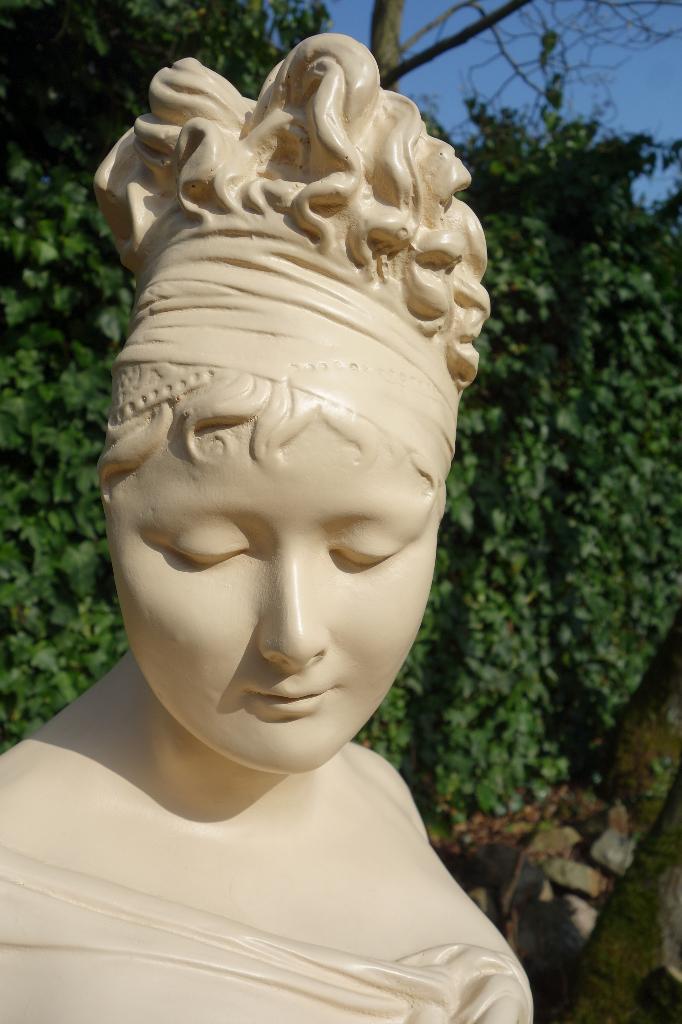 Decoratieve polyester buste Juliett Récamier., Ophalen of Verzenden