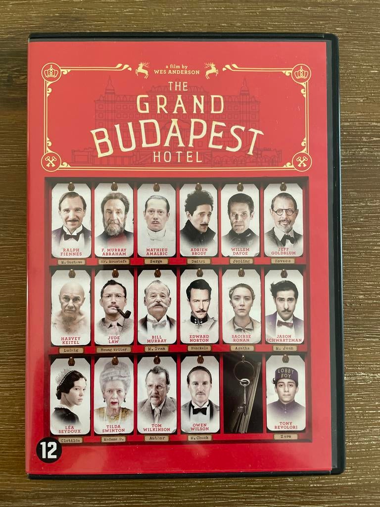 The Grand Budapest Hotel DVD - Wes Anderson, Cd's en Dvd's, Vanaf 12 jaar, Ophalen of Verzenden, Zo goed als nieuw, Overige genres