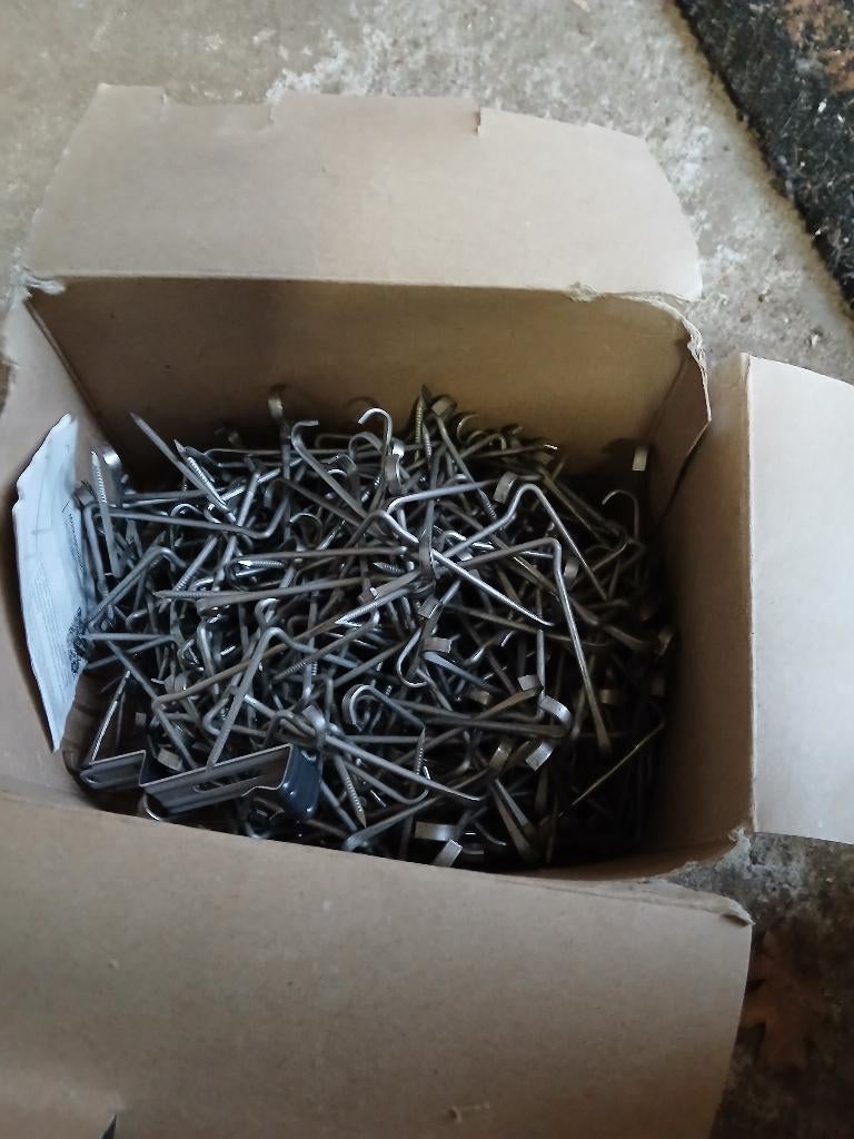 Dakpanhaken ongeveer 350 stuks, Overige typen, Nieuw, Ophalen of Verzenden, Minder dan 5 m²
