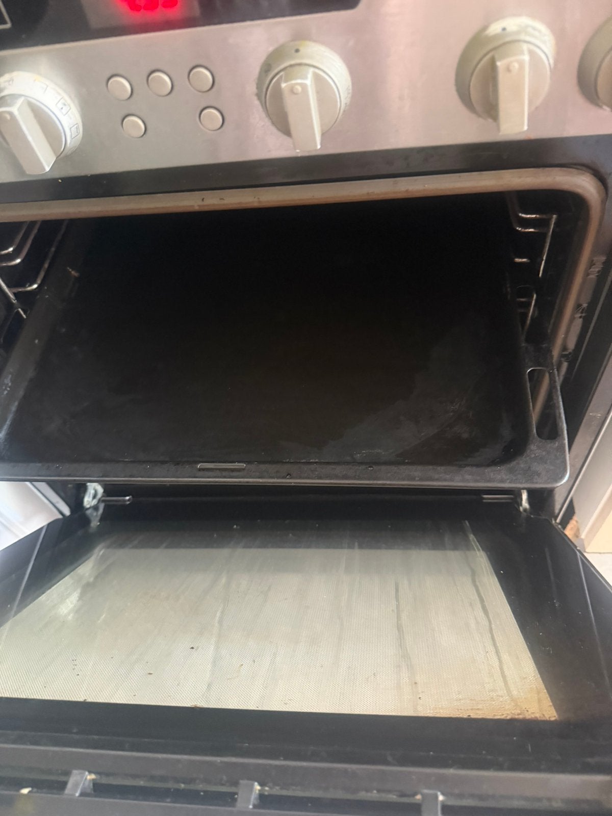 nette Siemens vrijstaande gasfornuis met oven in RVS, Witgoed en Apparatuur, Ovens, Ophalen of Verzenden, Zo goed als nieuw