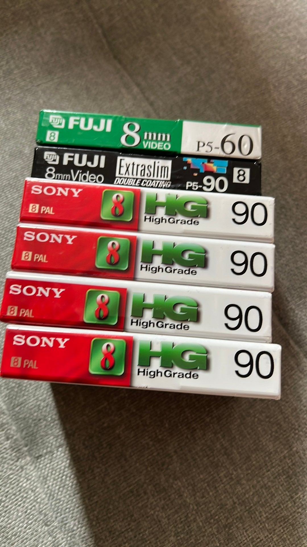 6x Video8 tapes, nieuw gesealed, Alle leeftijden, Ophalen of Verzenden, Zo goed als nieuw, Overige genres