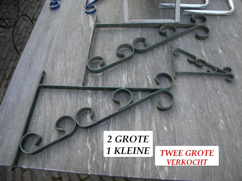 SIERSMEEDWERK WANDHAKEN MUURHAKEN SMEEDIJZER DIVERSE, Tuin en Terras, Ophalen of Verzenden, Gebruikt