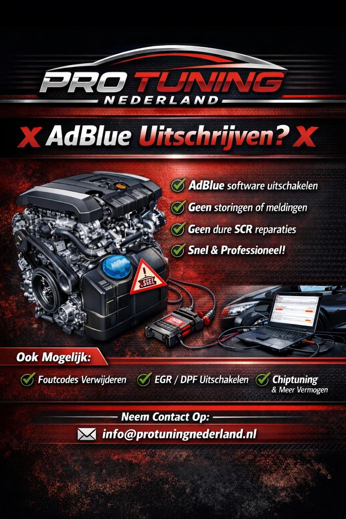 AdBlue wegschrijven/uitschakelen - Geen storingen meer!, Auto diversen, Tuning en Styling, Ophalen of Verzenden