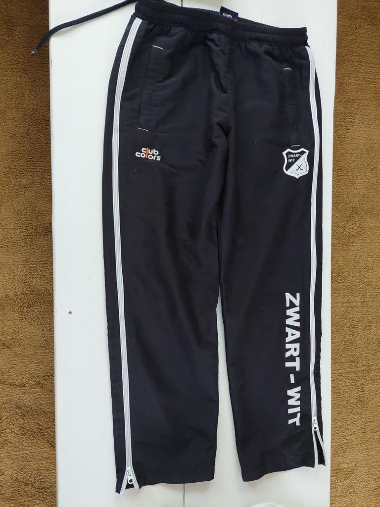 Zwart-wit breda hockeybroek lang, Ophalen of Verzenden, Nieuw, Maat 46 (S) of kleiner, Zwart