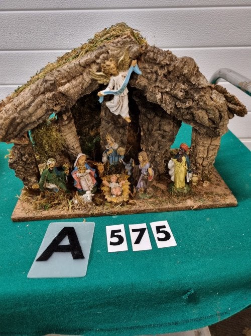 kerststal met beelden [a575], Ophalen of Verzenden, 'T Olde Gre-j, Info@toldegrej.nl, Endepoelstraat 20f Didam